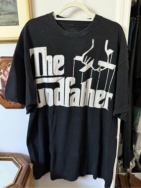 The Godfather Black Graphic Tee - 2XL - 1990s